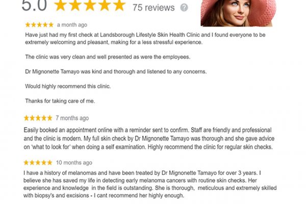 75 Five Start Reviews in less than a year!