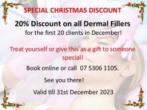 20% off all Dermal Fillers – December 2023